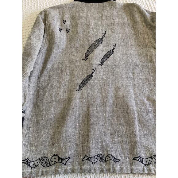 Venus Imports Oversized Cotton‎ Feather Cardigan  Sz S**see sizing note - Picture 10 of 13